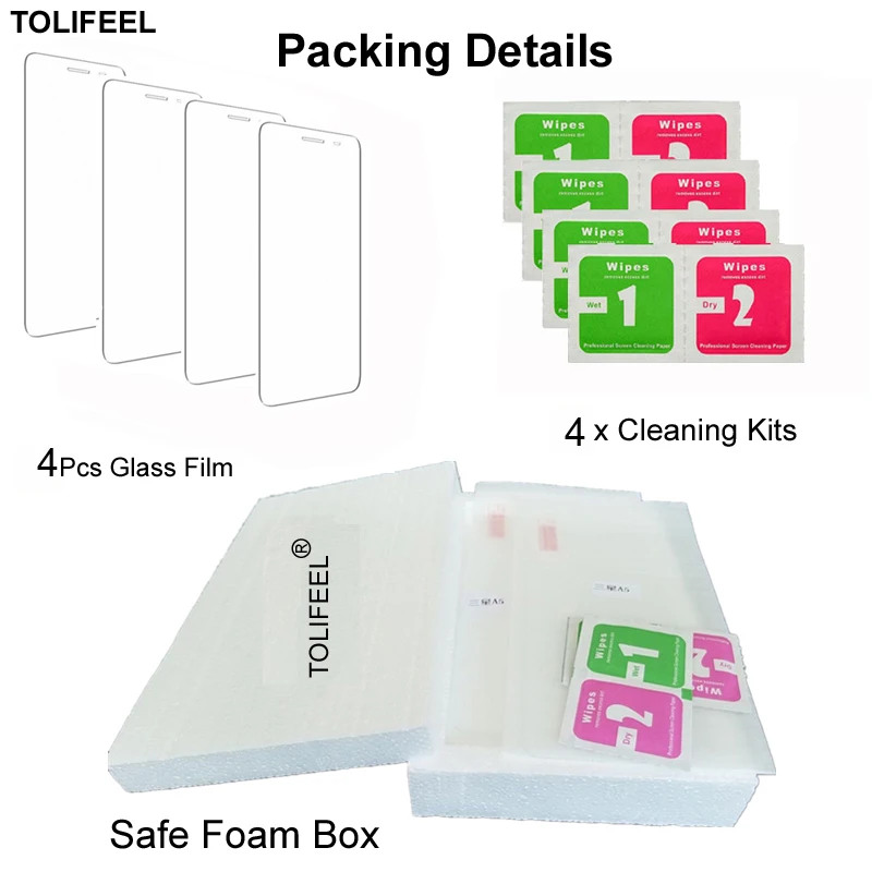 4PCS Gehärtetes Glas 6 5 Klar Premium Screen Protector Für Z 6 5 Flip7 Film Glas – Bild 6