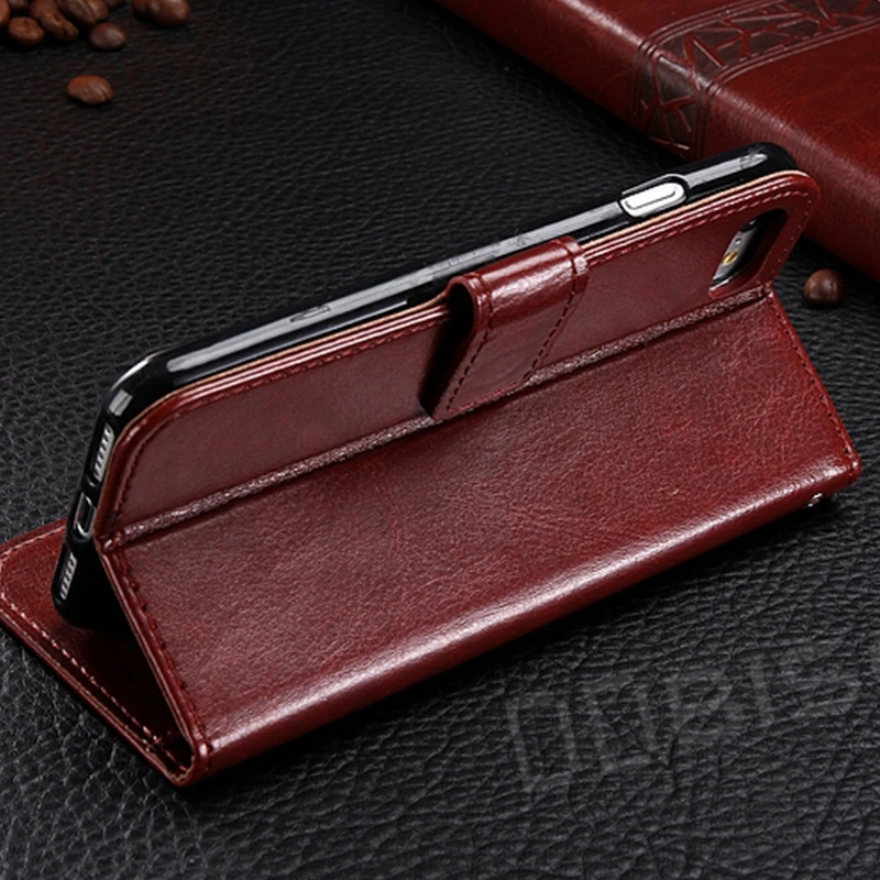 Fällen 6S Luxus Leder Brieftasche Flip Weiche Capa Silikon Fall auf 5S 5 Abdeckung – Bild 6