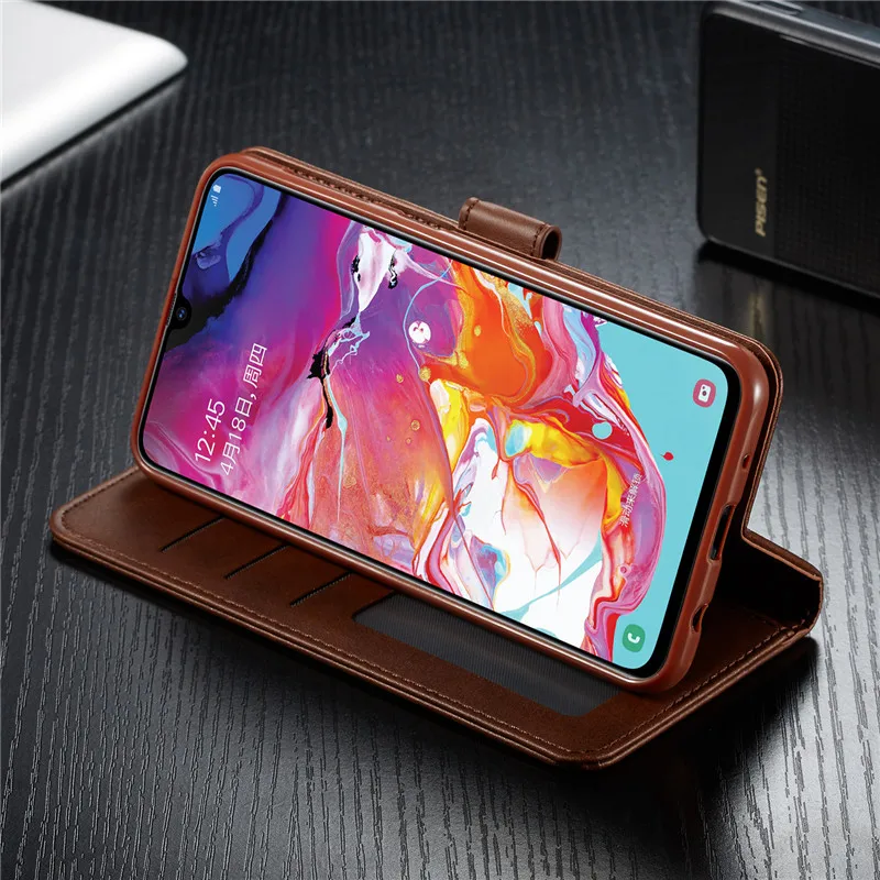 Fall Fall Leder Brieftasche Flip-Cover Luxus Abdeckung Stand Karte – Bild 5