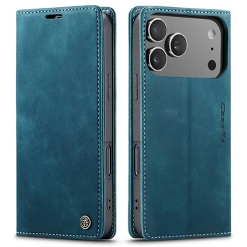 iPhone Air: Flip Wallet Hülle, Leder Magnetische Folio-Abdeckung mit Kartenhalter, Ständer - TPU Hülle