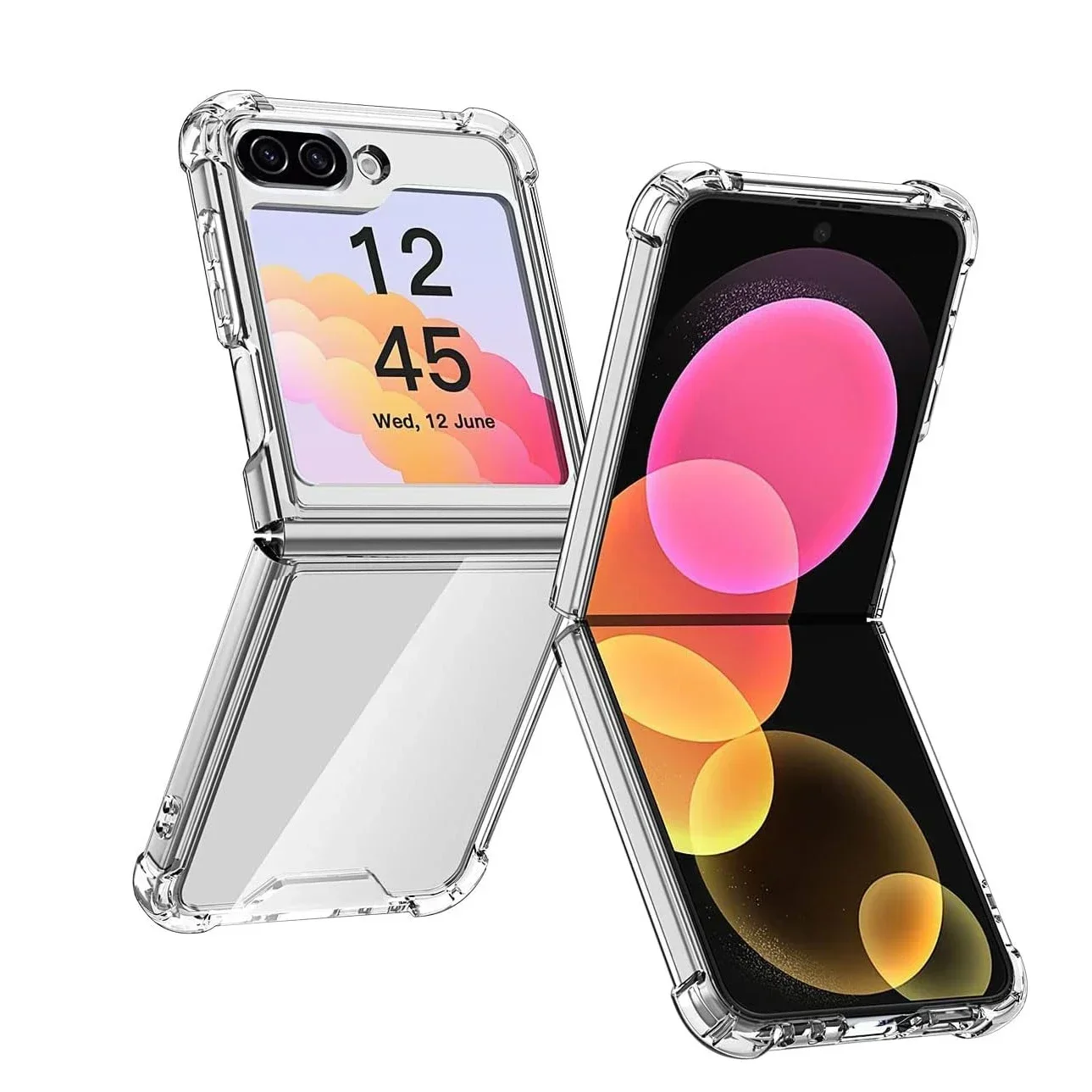 Transparente Handyhülle Flip8 Flip7 FE Flip6 Durchsichtige Acryl-Hartschale mit TPU-Schutzabdeckung – Bild 6