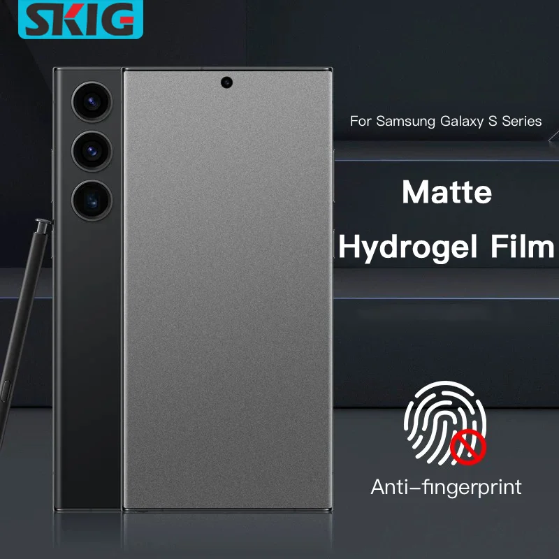 Galaxy S21 Ultra: Matte Hydrogel-Folie für 26 25 Ohne Fingerabdruck Displayschutz