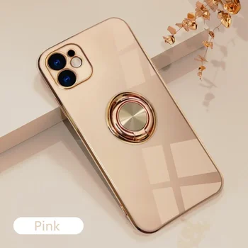 iPhone 13 Pro: 360 Rotation Ring Ständer Halter Ständer Telefon Fall Silikon Abdeckung Funda