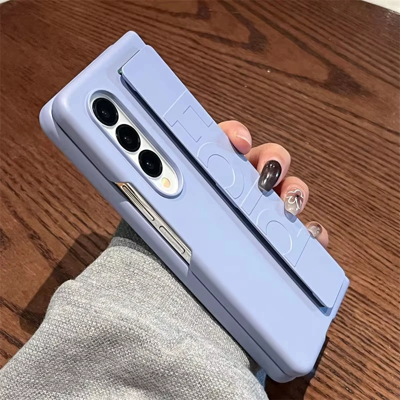 Luxus-Handgelenkschlaufenhalter-Telefonhülle, ultradünne, matte PC-Silikonhülle – Bild 3