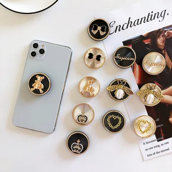 Diamond Pearl faltbarer Fingerring Griptok Handyhalter für IPhone Samsung Support Socket Pocket Grip Tok Lazy