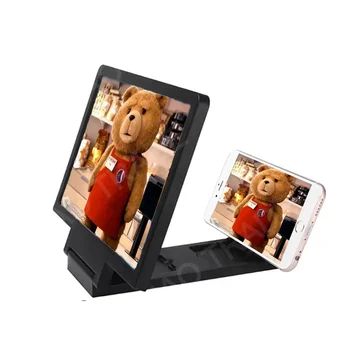 NEUE 3D Bildschirm Verstärker Handy HD Bildschirm Video Glas Stehen Lupe Für Telefon Vergrößert Bildschirm Telefon Ständer Halterung