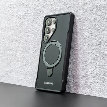 Galaxy S24: Magnetische Ringhalter-Hülle 37 17 07 56 36 26 16 06 54 14 Ständer-Handyhülle