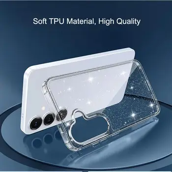 Galaxy S21 Ultra: Weiche Glitzer-Hülle Handyhülle Zubehör
