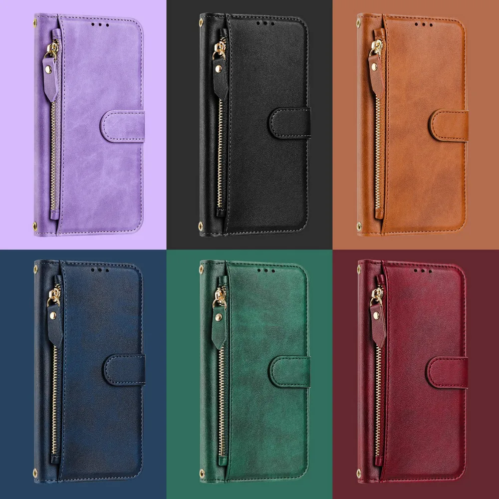 Flip Case Reißverschluss-Lederhülle Luxus-Cover 13T 13S 15R 15T Funda – Bild 6