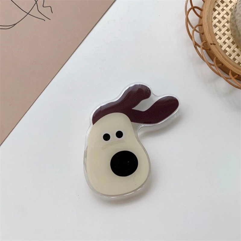 Cartoon Niedlicher Hund Faltbarer Fingerring Griptok Telefonhalter für IPhone 16 15 Samsung Support Socket Pocket Grip – Bild 5