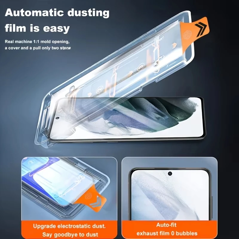 HD-Displayschutzfolie Staubfrei Einfache Installation Glas – Bild 2