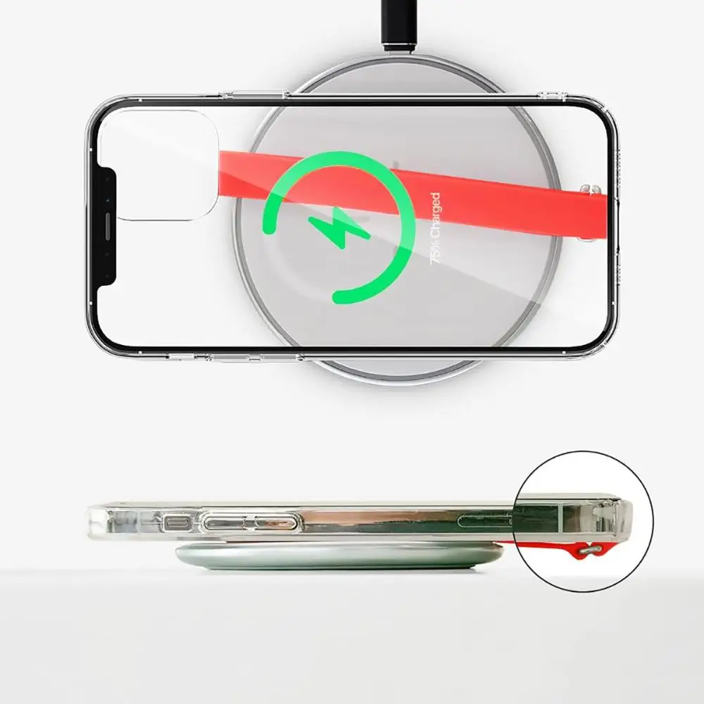 Slicone Grip Telefon Hand Finger Ring Halter Strap Seile Armband Hand Band Für Samsung Für iPhone ständer – Bild 2