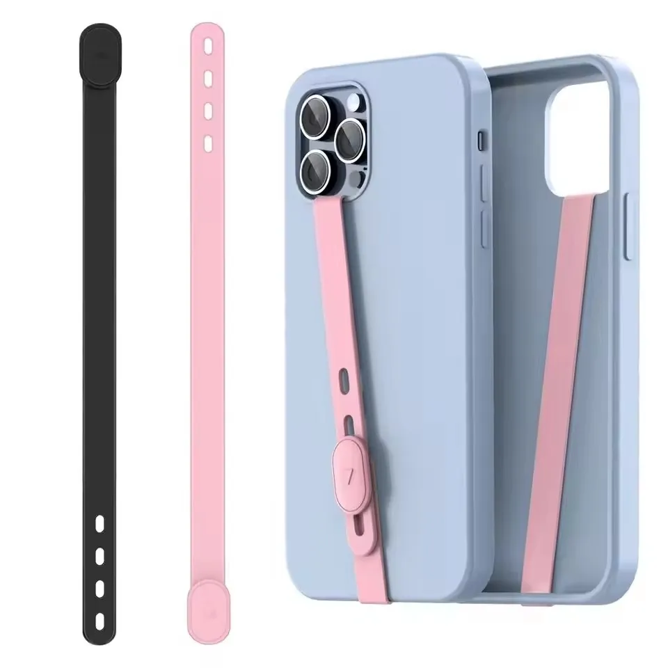 Tragbare Silikon Telefon Strap Einstellbare Anti-verloren Telefon Fall Armband Elastische Telefon Hand Band Telefon Zubehör – Bild 5