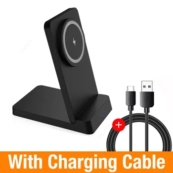 Magnetisches 15W kabelloses Ladegerät, Desktop-Schnellladestation, faltbarer Smartphone-Halter, Ladestation für Magsafe