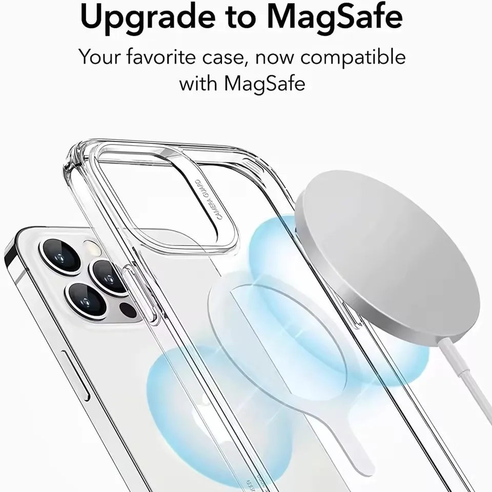Universeller Magnet-Aufkleber Magnetischer Adapterring Geeignet für Magsafe iPhone Kabelloses Laden Handy Runde – Bild 2