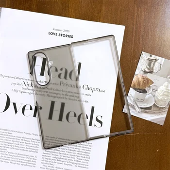 Galaxy Z Fold5: Handyhülle 6 5 4 3 Fold7 Fold6 Fold5 Schutzhülle Harte Rückseite Transparent Ultradünn Schlank Matt