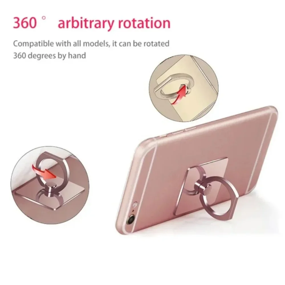 Dickerer Ring Smartphone-Fingerringhalter für Handy, Smartphone-Teile, Handy-Smartphone-Ring, transparenter Clip-Buchsenständer – Bild 2