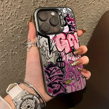 iPhone 11 Pro: Graffiti Coole Kunst Rosa Handyhülle Hüllen Anti Fall Matte Cover Case Funda