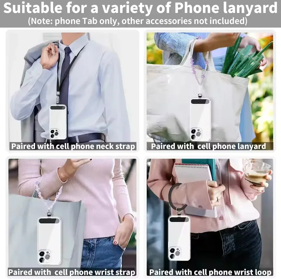 Nylon-Handy-Tether-Tab, universelles Handy-Lanyard, Sicherheitsanschlussstück, Ersatzteil für alle Smartphones mit vollständiger Abdeckung – Bild 5