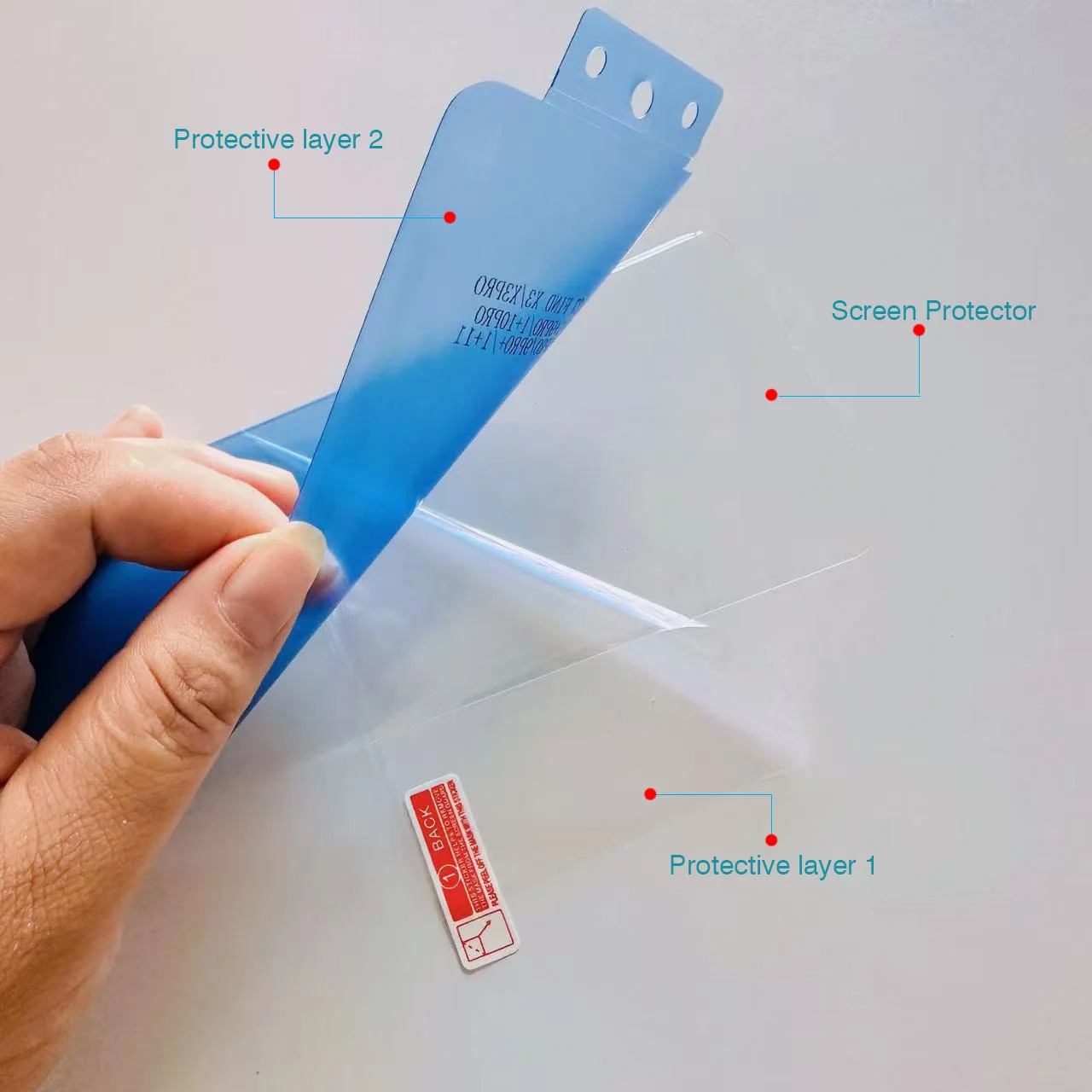 3-teiliger Keramik-Hydrogel-Film 9 10+ 20 Displayschutzfolie + Installationsset – Bild 5