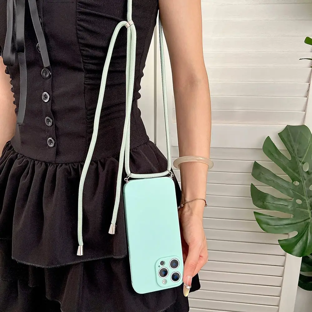 Crossbody-Halsketten-Riemen, weiche Silikonhülle Lanyard-Schnurabdeckung – Bild 2