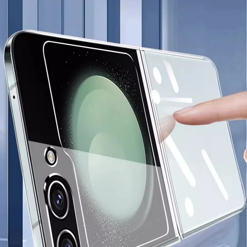 Flip7 FE Flip5 Flip4 Flip6 Transparente Handyhülle Stoßfeste Harte Klare Schutzhülle – Bild 3