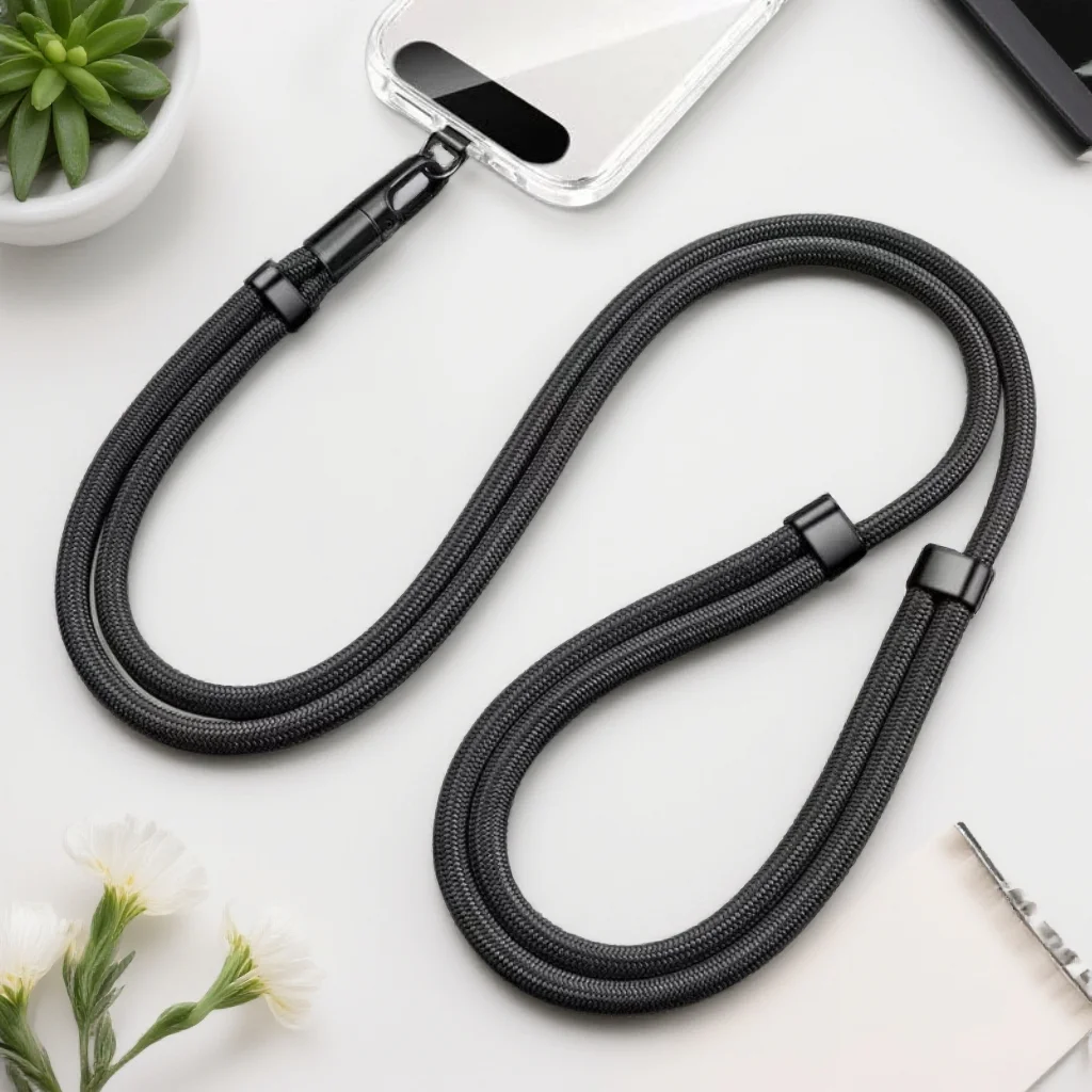 Universelles Telefon-Lanyard mit Clip – verbesserte Anti-Drop 360° °   Drehbarer, verstellbarer Hals- und Umhängegurt, kompatibel mit allen Telefonen