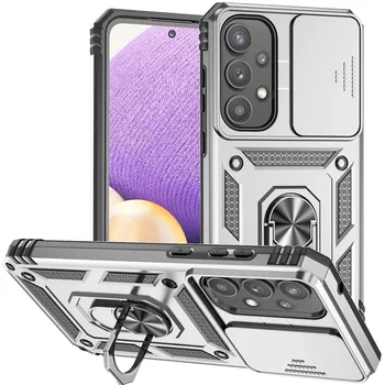 Galaxy A26: Hülle mit Ringhalter und Linsenschutz