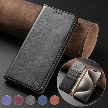IPhone 17 Pro Max: Brieftasche Hautfreundlicher Kartensteckplatz Magnetische Flip-Ledertasche -Kartenhalter