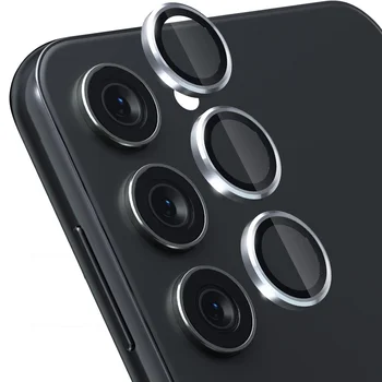 Kameraobjektivschutz mit Aluminiumringen 9H HD gehärtetes Glas Pro +