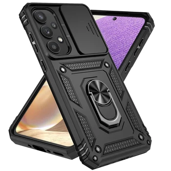 Galaxy A35: Fall Ring Halter stoßfest Coque Objektiv Schützen Abdeckung