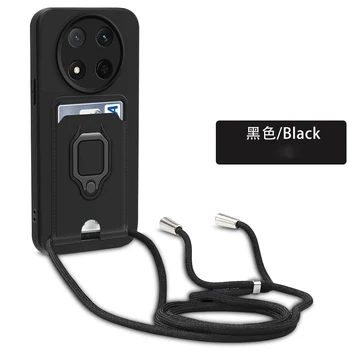 Redmi Note 14 Pro+ 5G: Funda Crossbody Cord Lanyard Ring Halter Strap Fall Hinweis 14 pro Plus Karte Slots Abdeckung