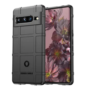 Pixel 7 Pro: Stoßfeste, robuste Handyhülle Weiche Silikon-Stoßstangen-Schutzpanzerungsabdeckung