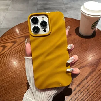 iPhone 16: Weiche Candy-Wellenmuster-Handyhülle, XR7, 8Plus, 17Air, stoßfeste Stoßstangenabdeckung