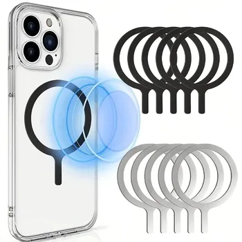 Universeller Magnet-Aufkleber, magnetischer Adapterring, geeignet für Magsafe IPhone, kabelloses Laden, Handy
