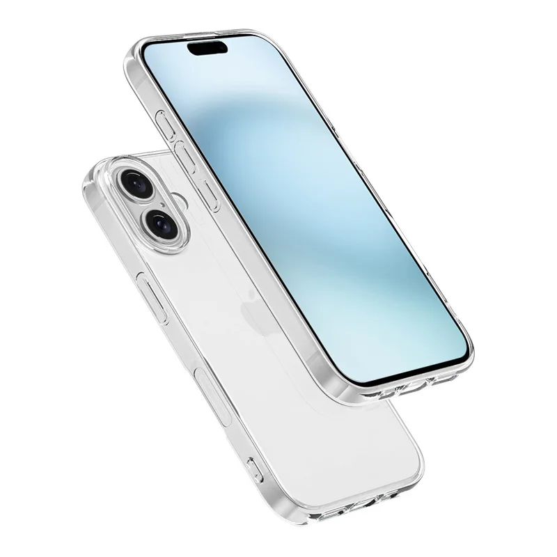 Ultradünne Silikon-weiche Handyhülle, transparente, schlanke Schale für 17 Air 17 Pro Max 17 Air, stoßfestes TPU – Bild 5