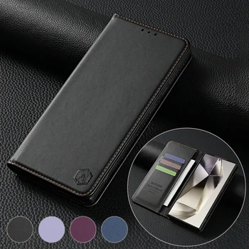 Galaxy S23: Brieftasche Starke Magnetische Karte Slot Flip Ledertasche