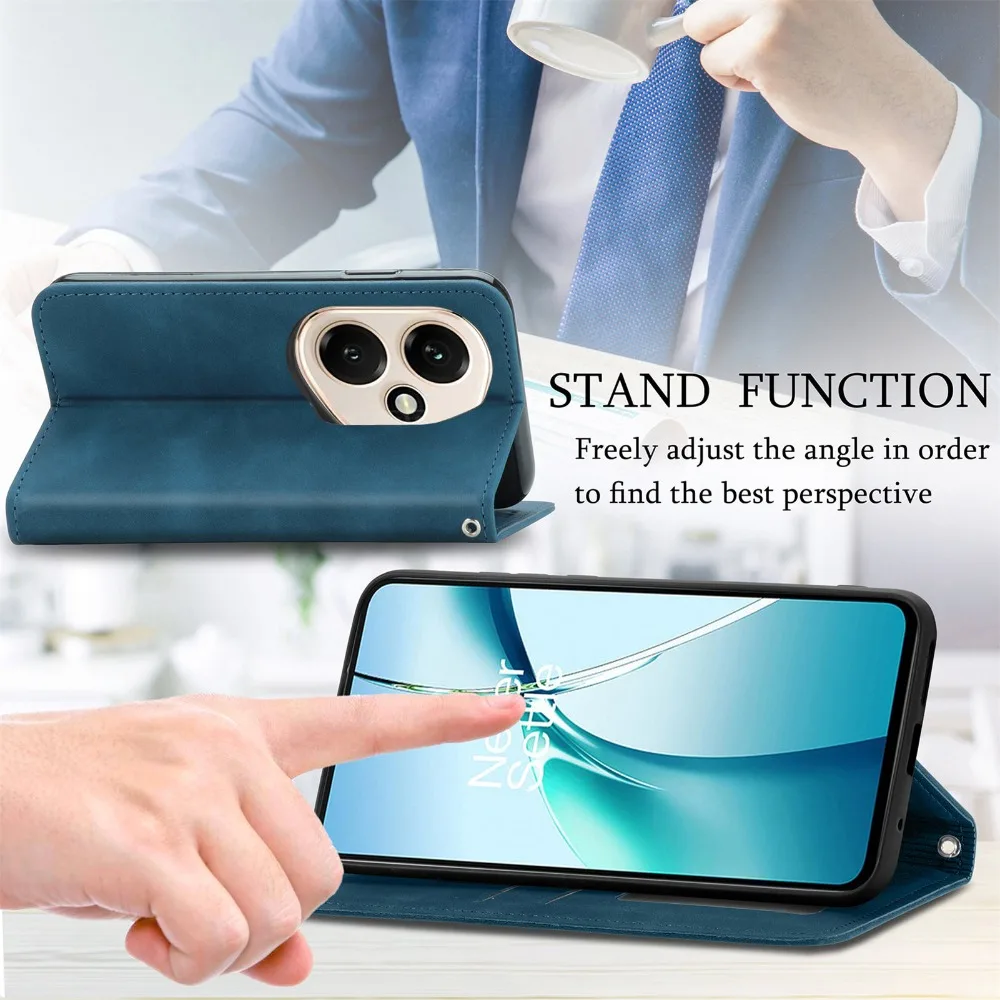Premium Flip-Hülle Luxus-Leder 360° Schutz Buchhülle Handyhülle Smart Magnet Capa – Bild 4