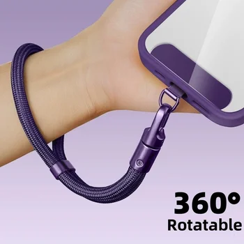 Universelles, verstellbares Handy-Lanyard, kurzes Handgelenkband mit selbstsicherndem Anti-Drop-Design