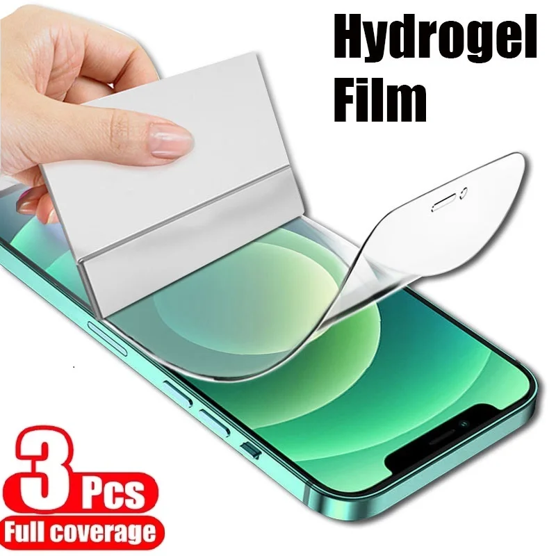 iPhone 12 mini: 3Pcs Weiche Hydrogel Film Schutzhülle Silikon TPU Screen Protector