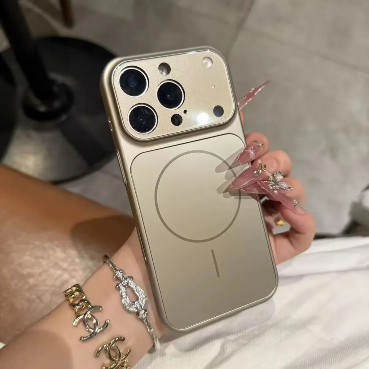 AG Nano Milchglas für Magsafe Handyhülle, magnetische kabellose Lade-Rüstungsabdeckung – Bild 5