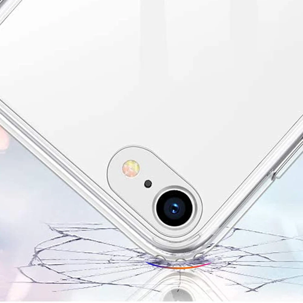 Hochwertige klare Silikon weiche Hülle universal ultra dünne Rückseite Hülle für iphone se2 se3 – Bild 4