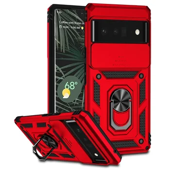 Pixel 10: Hülle mit Ringhalter und Linsenschutz, Armor-Coque Cover
