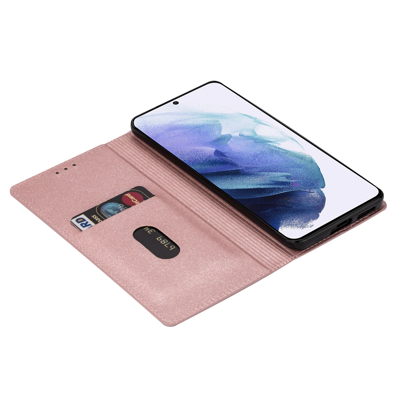 Glitzer-Lederhülle Flip Cover – Bild 4