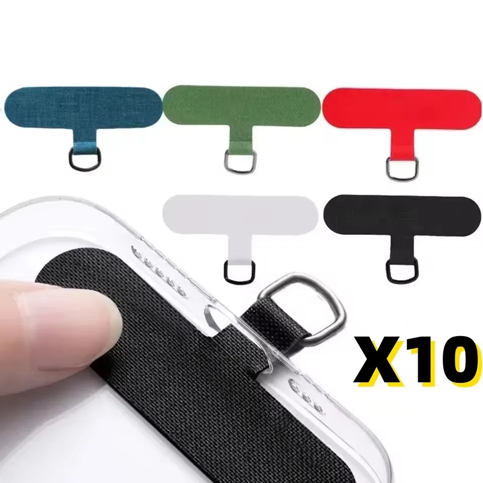 10/5/1 Stück Universelles TPU Handy Anti-Verlust-Lanyard Kartenhalter Nylon Abnehmbare Handy-Hängeschnur Gurt Patch