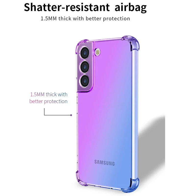 Gradient Airbag Stoßfeste TPU-Hülle Schutzhülle Funda – Bild 4