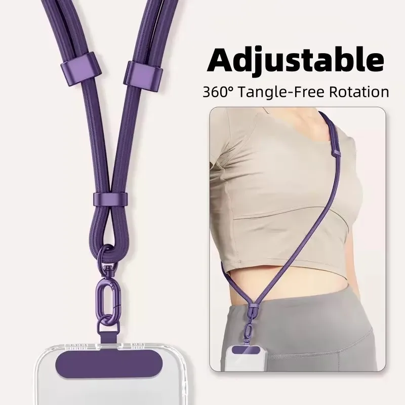 Universell Verstellbares Handy-Umhängeband Halskette mit Clip Langlebiges und Robustes Anti-Verlust-Handyband – Bild 2