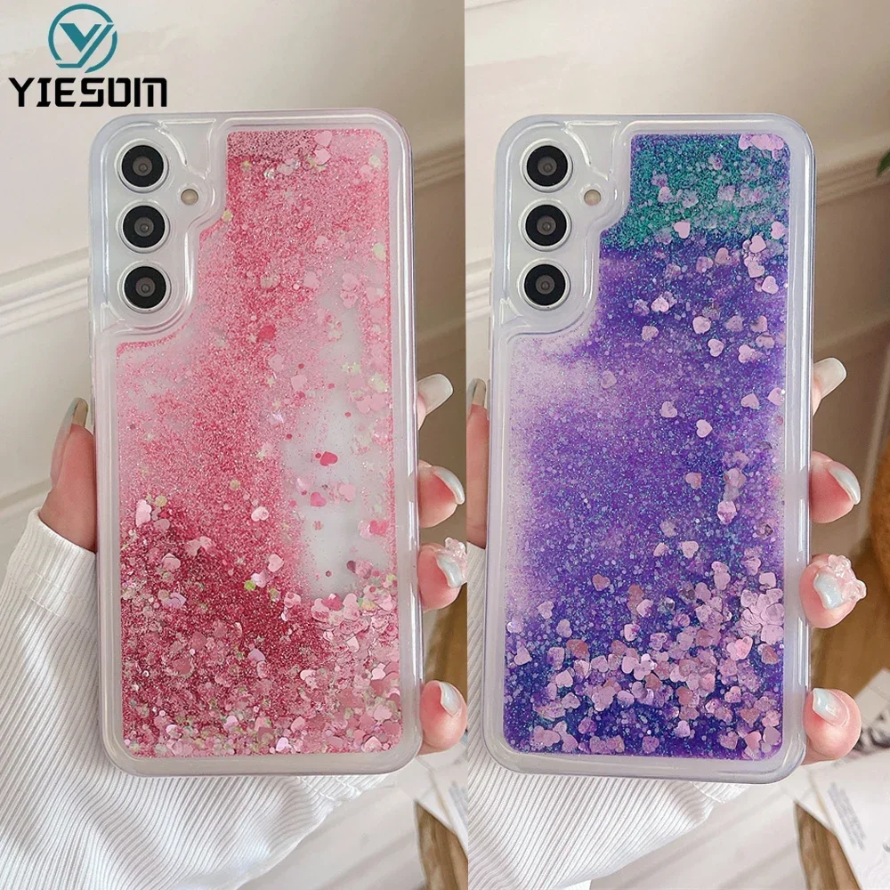 Galaxy A56: Glitzernde Silikonhülle Cover