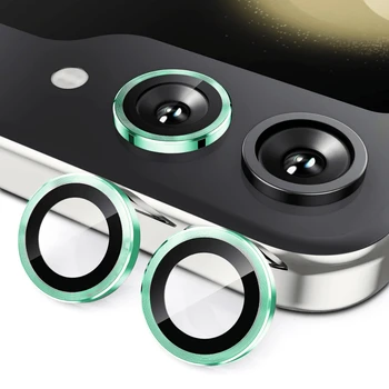 Galaxy Z Flip5: Metall-Kameralinsen-Schutz, kratzfest, 9H gehärtetes Glas, Metallring