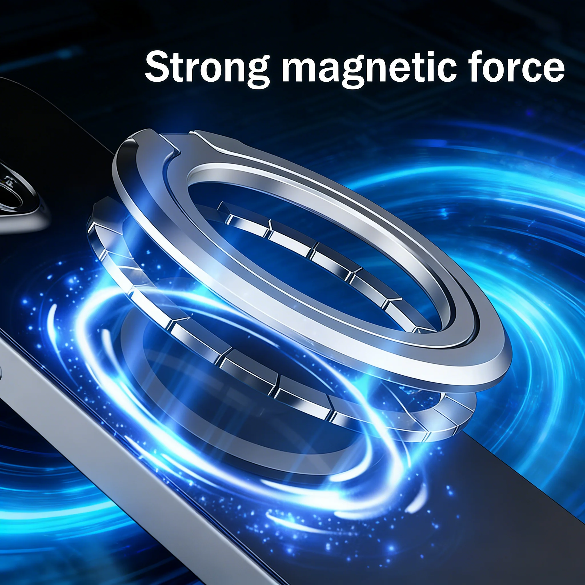Magnetischer Telefonringhalter für MagSafe, abnehmbarer Fingergriff, 360-Grad-Ständer ° Drehständer für iPhone – Bild 5